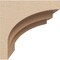 Ekena Millwork 5"W x 5"D x 5"H Wide Rockford Rough Cedar Woodgrain TimberThane Corbel, Primed Tan CORUR05X05X05ROCRCPR - alternate 3